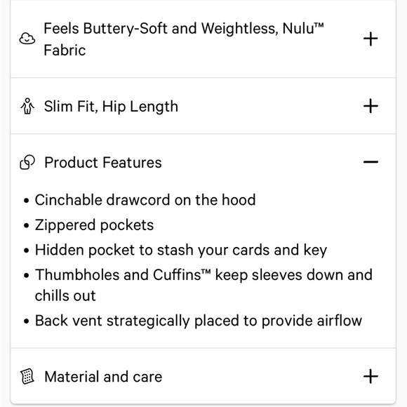 043.Lululemon Define hooded jacket shine radiant foil print French press sizes 8 - Picture 8 of 16